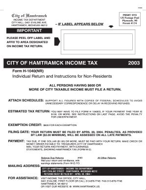 city of hamtramck property tax.